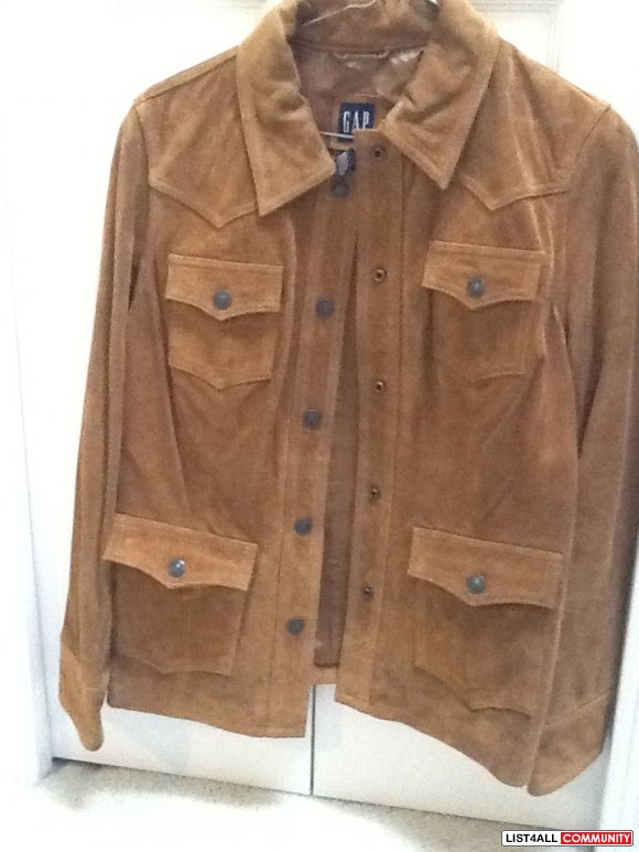 gap suede jacket