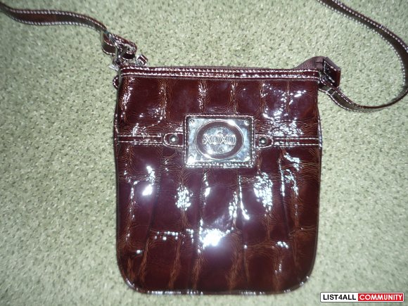 xoxo brown side bag
