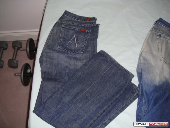 Seven for All Mankind -A pocket jean , waist 32