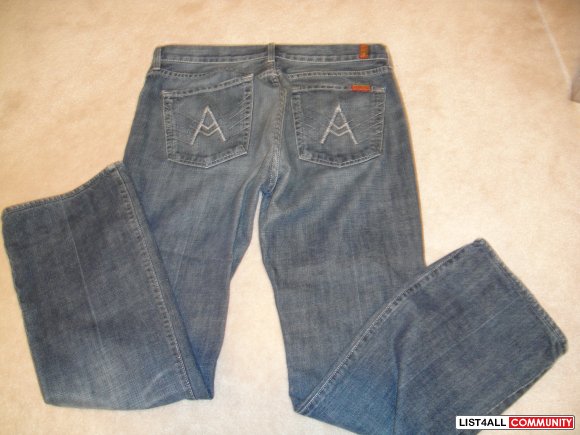 Seven for All Mankind -A pocket jean , waist 32