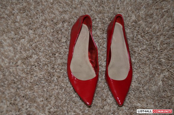 Gap red shoes size 8
