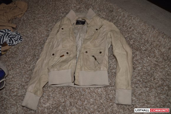 Cream color jacket size L
