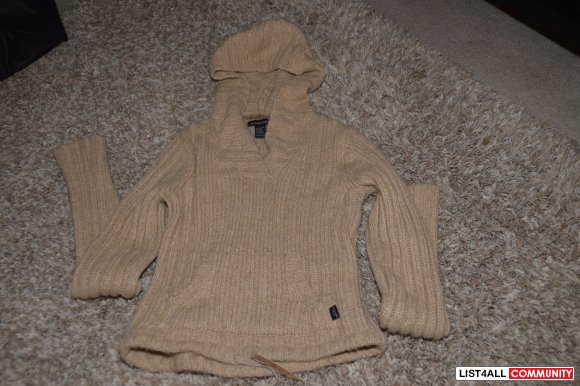 Abercrombie brown sweater size L