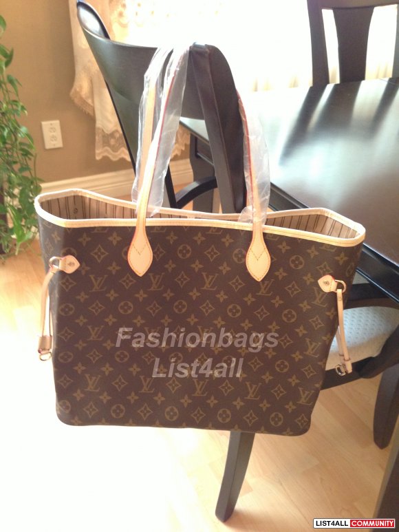 Louis Vuitton Monogram Canvas Neverfull GM (Real Leather) Bag :: fashionbags :: List4All