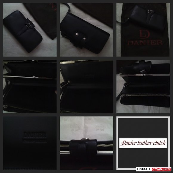 Brand New Danier Leather Clutch