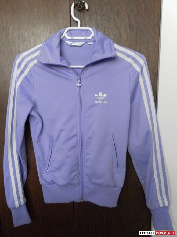 adidas jacket women purple