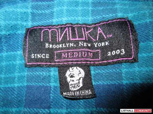 MISHKA flannel button up - size medium - $15