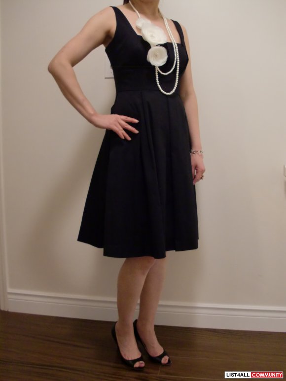 calvin klein little black dress