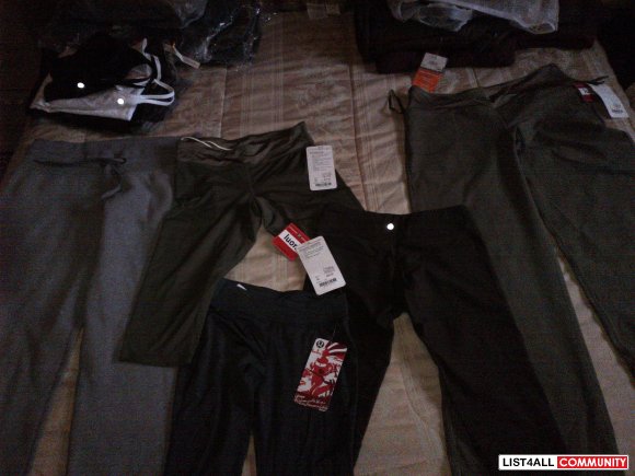 Brand new lullulemon clothes !!! WHATEVER YOU NEED!! (plenty more)