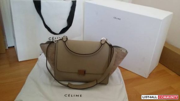 Celine Trapeze Mini in Nude / Beige :: temptatiion :: List4All  
