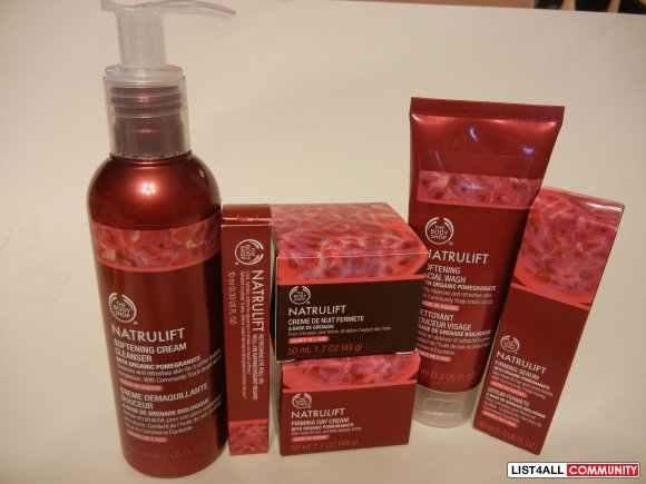 The Body Shop Natrulift skin care set (half price of retail)
