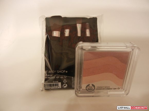 Shimmer Wave - Bronze & travel set makeup brushes