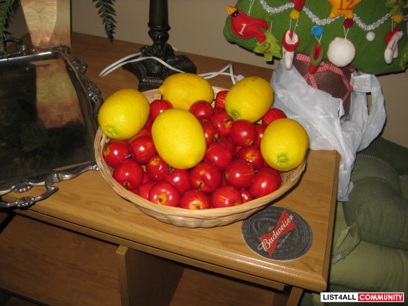 Artificial Fruit Fruit Basket $ 10