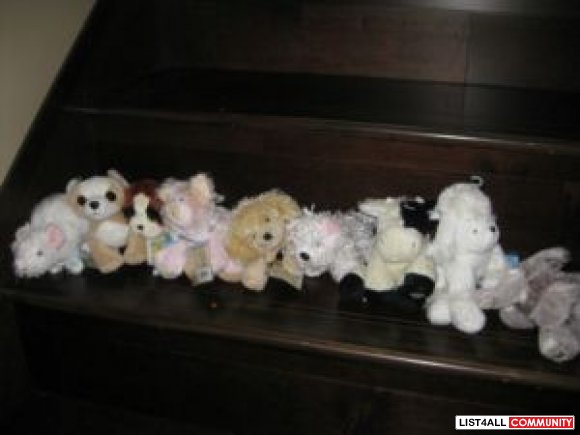 9 Webkinz collected. small size all for $ 60