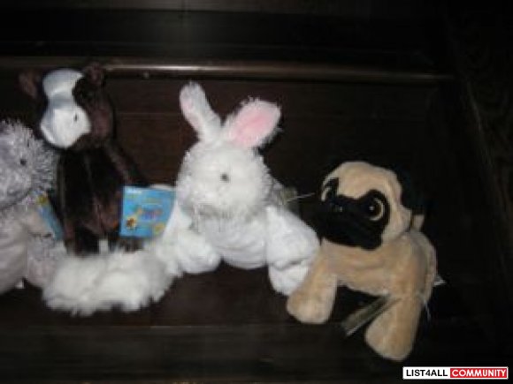 5 Webkinz collected.large size all for $ 50