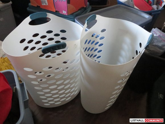 Laundry Basket in White $ 20 each