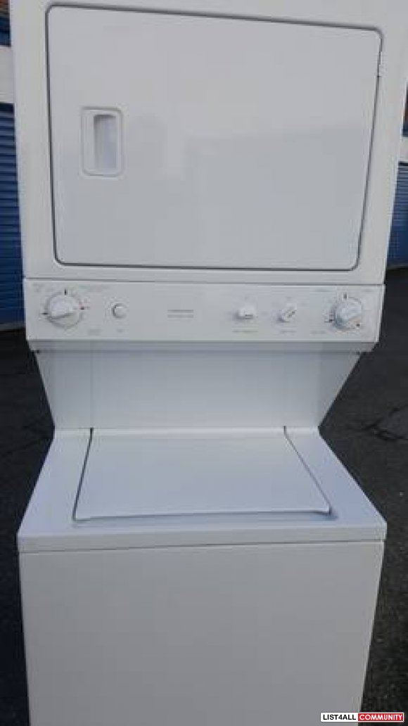 GE Stacking Washer and Dryer - $500