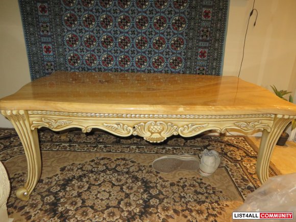 Marble Coffee Table it's very heavy - in excellent condition $ 650