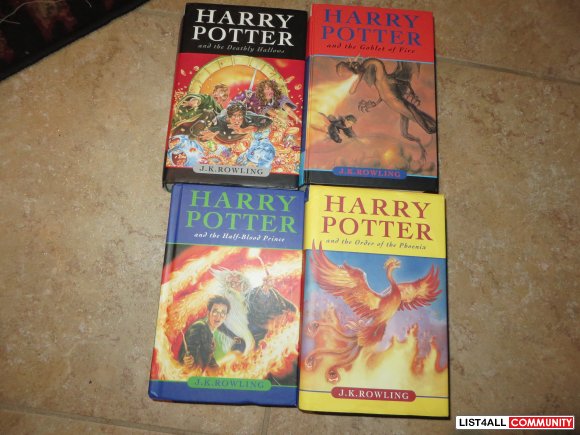 Harry Potter Books set they hardcover books $25 each