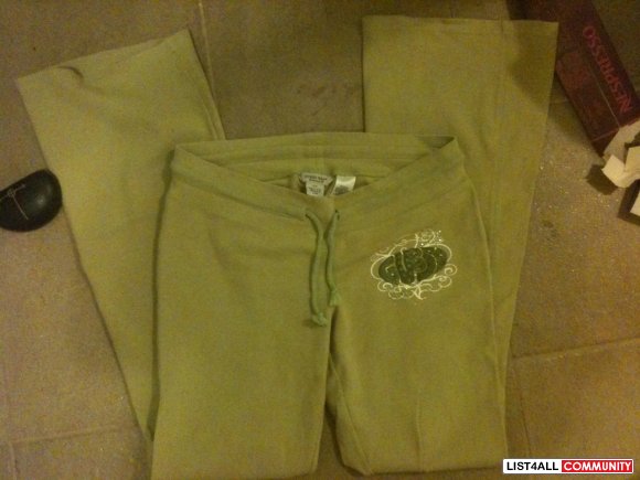 Guess Green Flare Pants size S