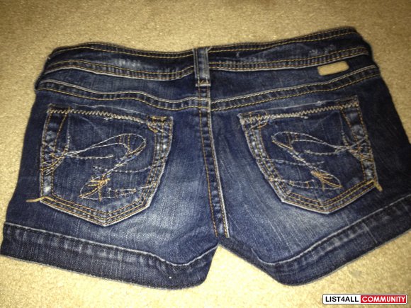 Silver Shorts - Size 26