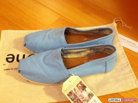 Sky Blue TOMS Shoes - BNWT