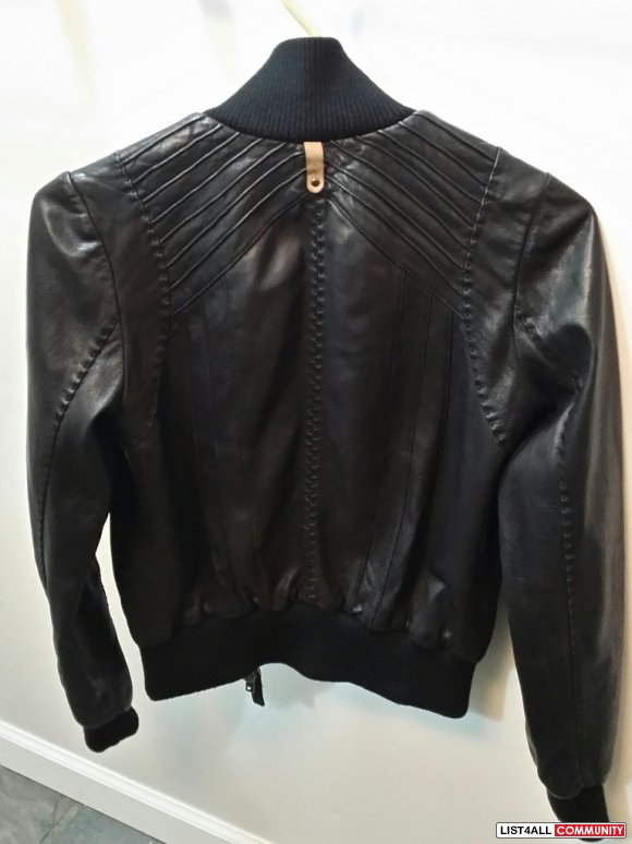 Mackage JERRY Leather Jacket (Aritzia Exclusive) - XS