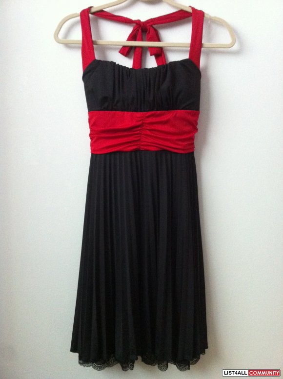 Seductions - Black & Red Semi formal Dress