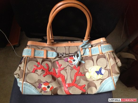 Limited Edition Coach Tropical Fish tote :: mariaw :: List4All