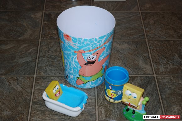 Sponge Bob Shower Decor