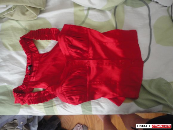 Red Bebe shirt / sold for 30