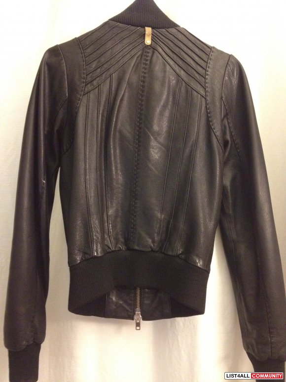 MACKAGE JERRY LEATHER JACKET XS (BARELY WORN)****** :: 2lingg