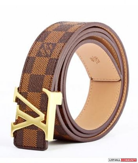 louis vuitton belt checkered