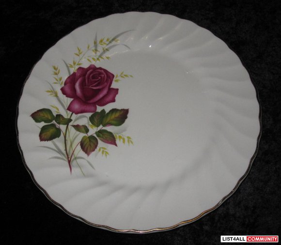 Myott Anniversary Rose Dinner Plate
