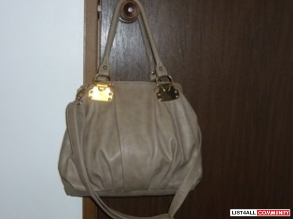 dark beige purse