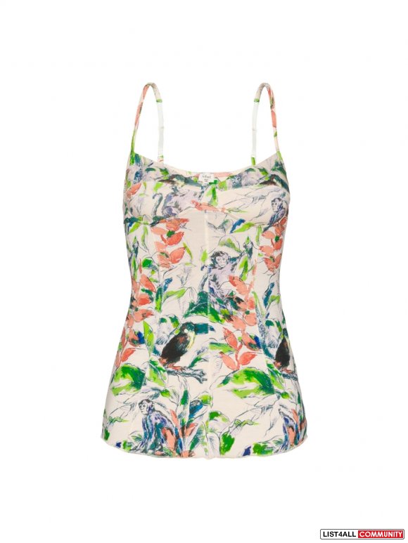 Aritzia Wilfred Jungle Bustier Tank in Petale Small Brand New With Tag