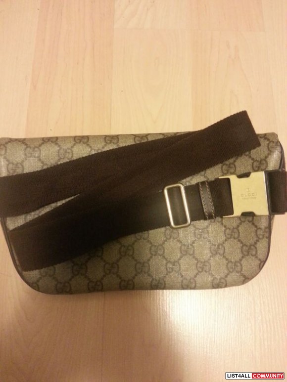 gg supreme canvas belt