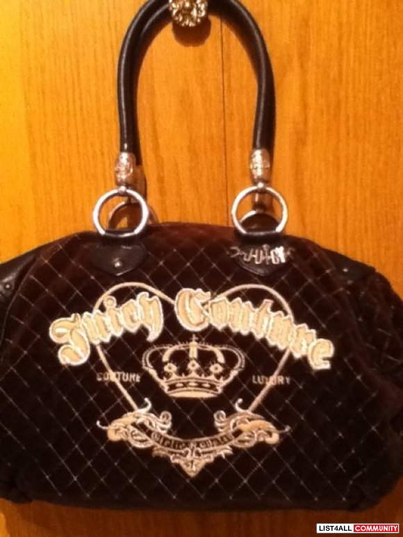 Black Juicy couture purse