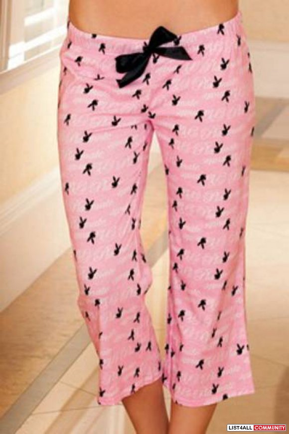 pink playboy pants