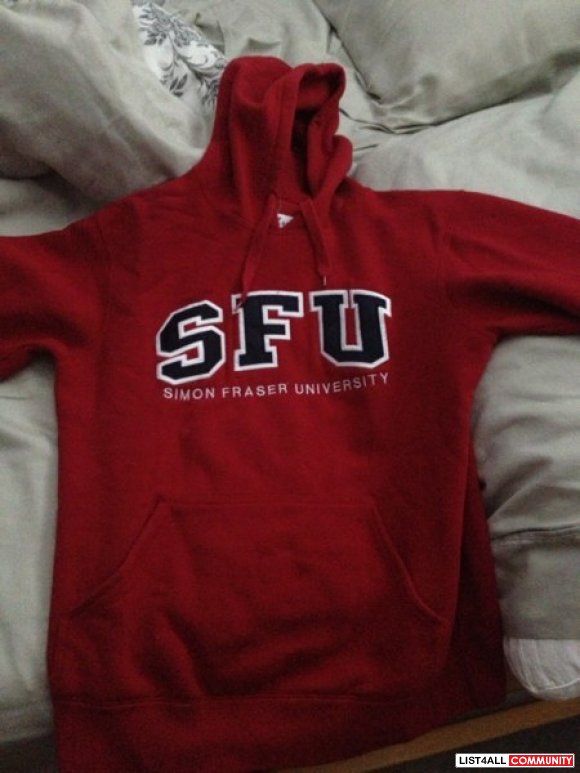 SFU Red Hoodie Size S