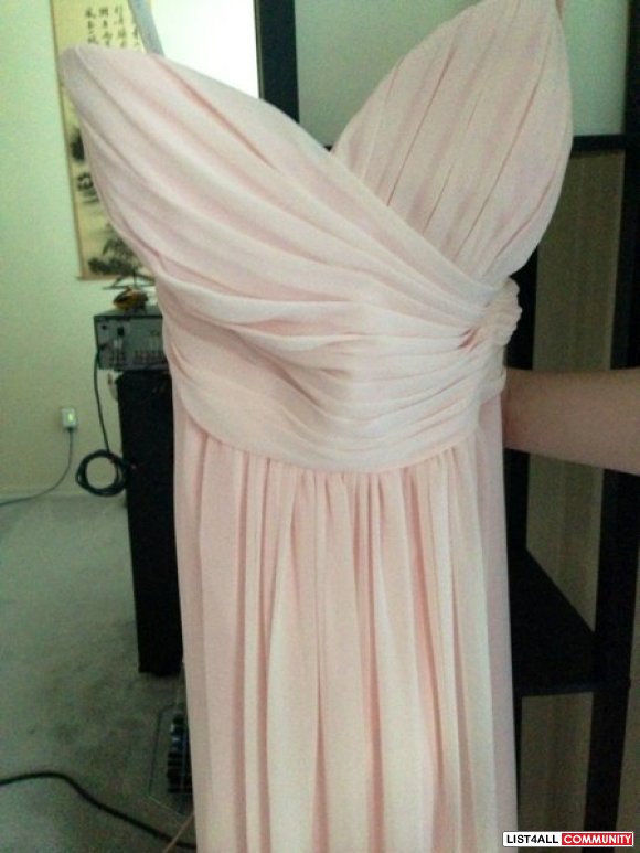 Pink Bridesmaid Dress Sz 9/10 - hemmed for 5'2