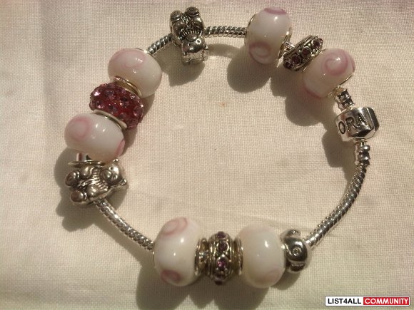 Look-A-Like Pandora charm bracelet