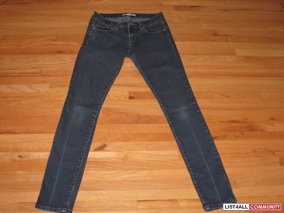 Navy Blue Denim Jeans for Junior Girls