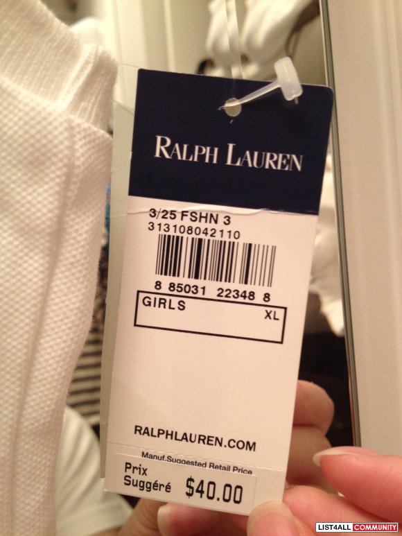 Polo Ralph Lauren Girl's tanktop