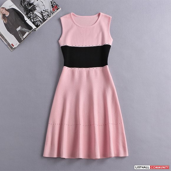 Pink one-piece dress