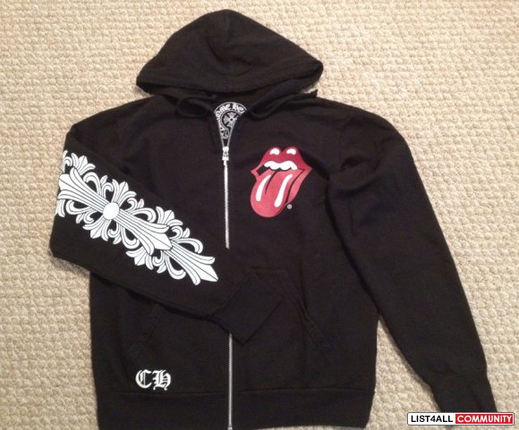 chrome hearts x rolling stones hoodie