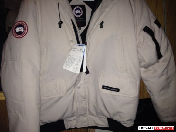 canada goose Bombers White canada goose Bombers White