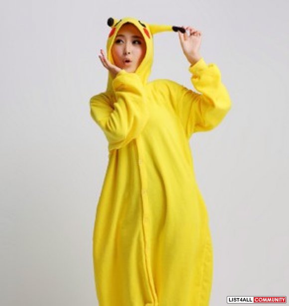 Japanese unisex Pikachu Onesies - Kigurumi