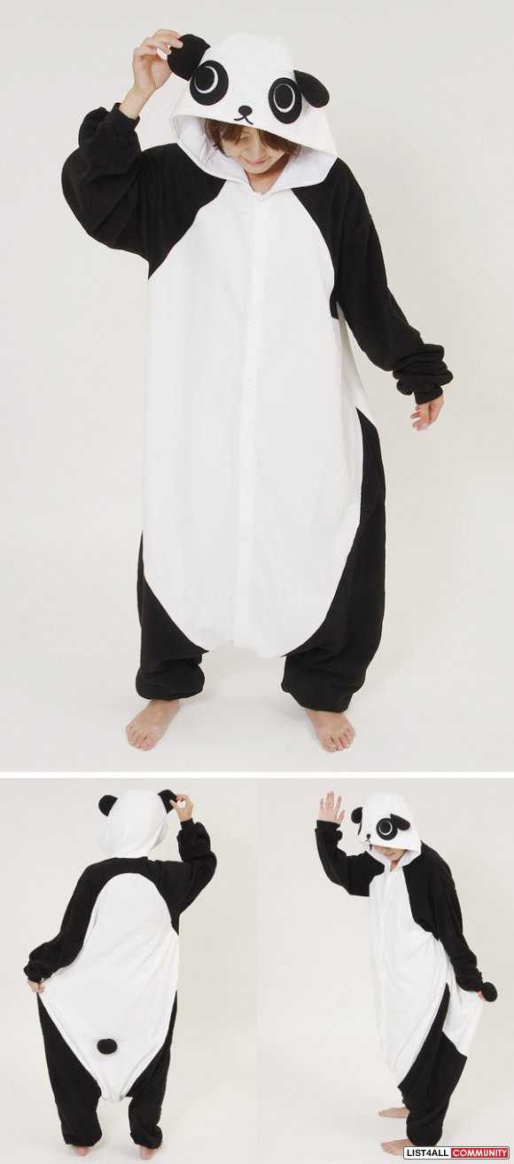 Panda unisex adult onesies pajama costume