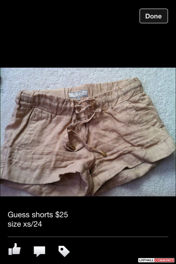 guess shorts